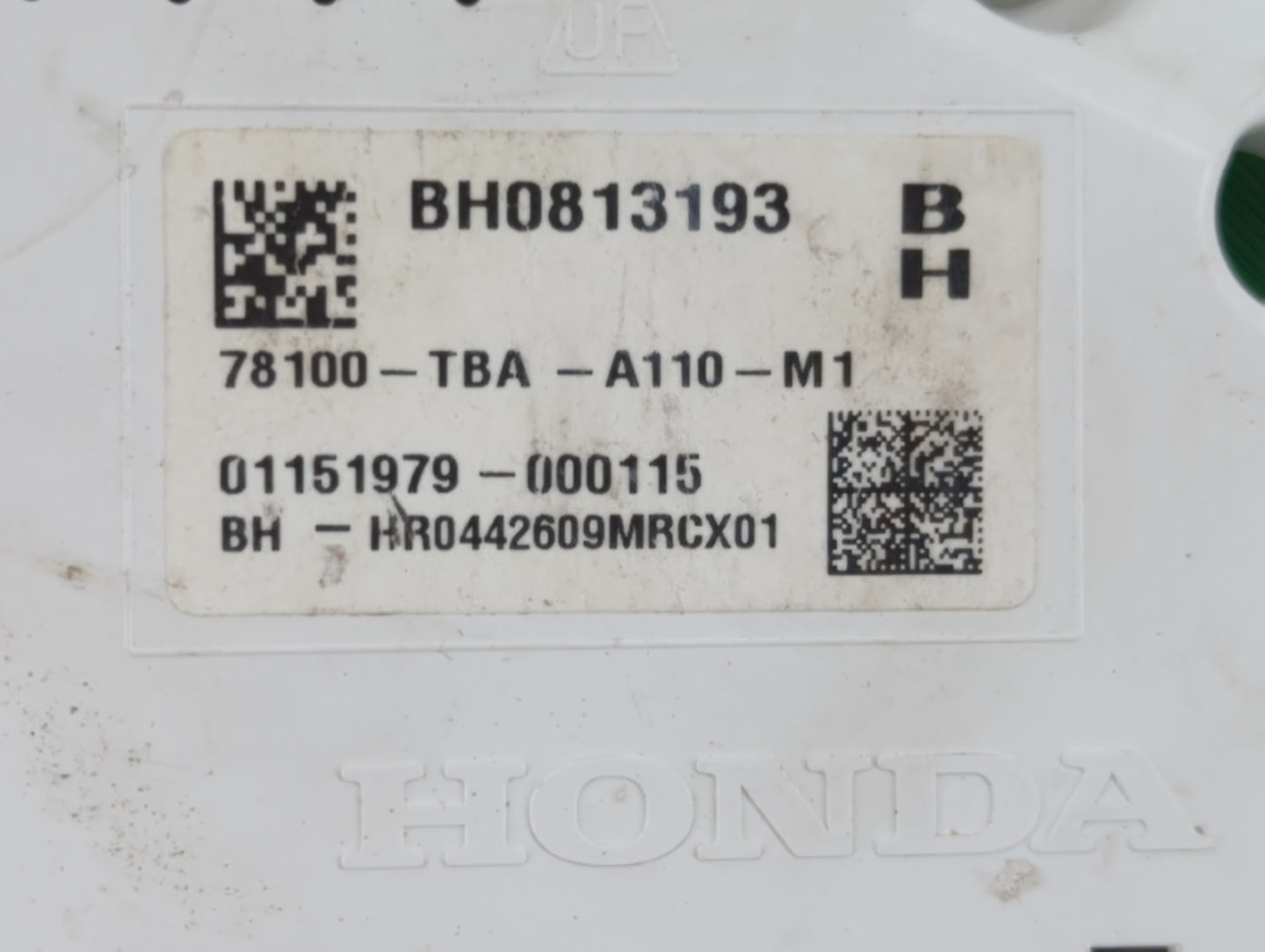 2019-2020 Honda Civic Instrument Cluster Speedometer Gauges P/N:78100-TBA-A110-M1 Fits Fits 2019 2020 OEM Used Auto Parts - 