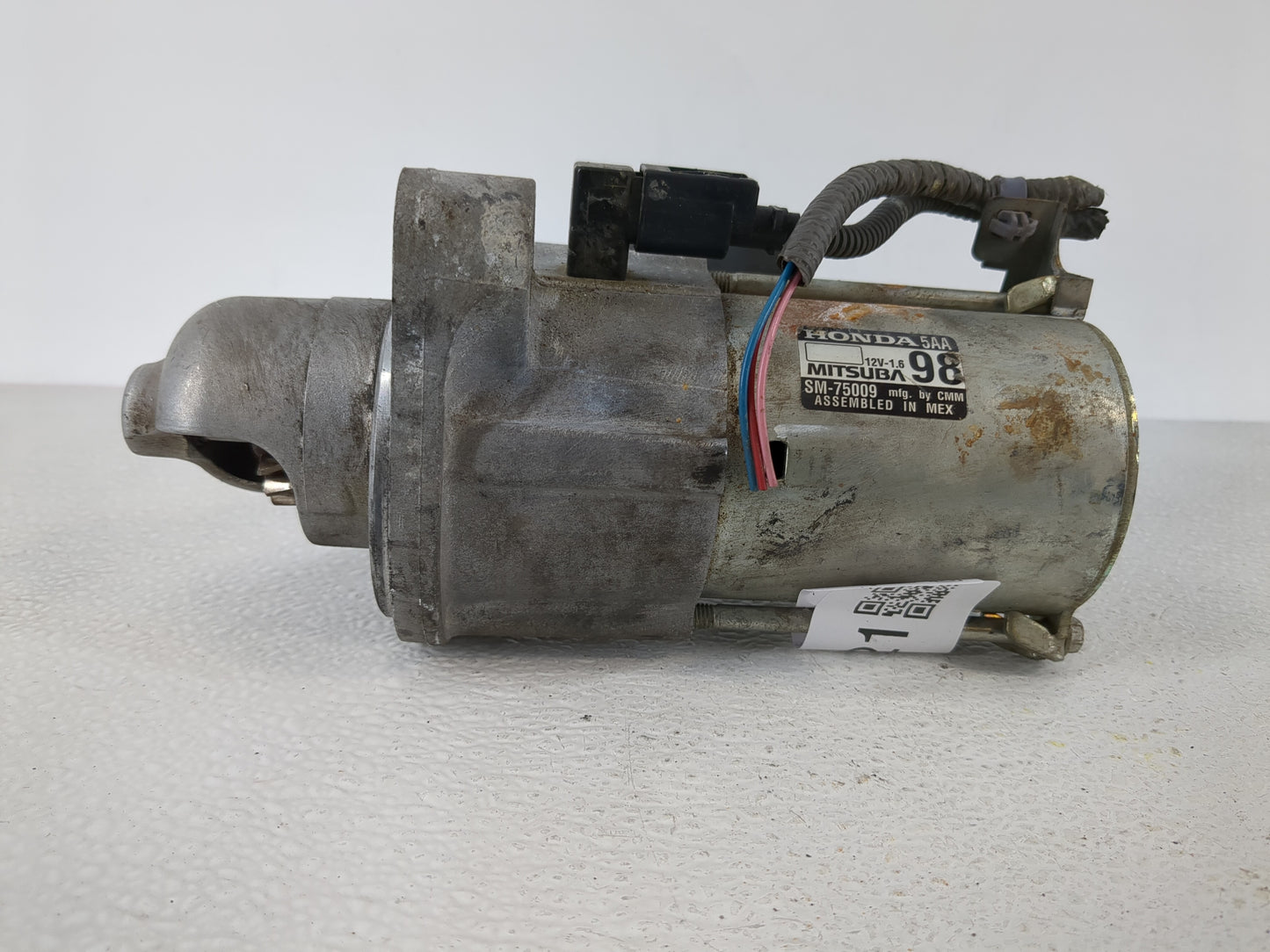 2020 Honda Cr-V Car Starter Motor Solenoid OEM P/N:SM-75009 Fits Fits 2016 2017 OEM Used Auto Parts - Oemusedautoparts1.com