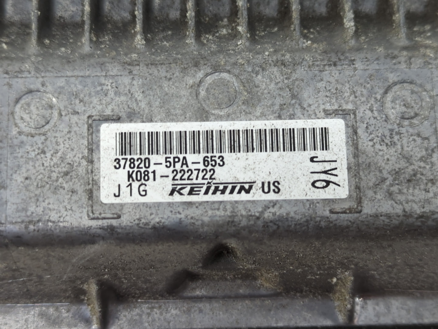 2019 Honda Cr-V PCM Engine Control Computer ECU ECM PCU OEM P/N:37820-5PA-653 Fits OEM Used Auto Parts - Oemusedautoparts1.c