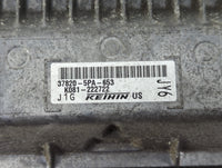 2019 Honda Cr-V PCM Engine Control Computer ECU ECM PCU OEM P/N:37820-5PA-653 Fits OEM Used Auto Parts - Oemusedautoparts1.c