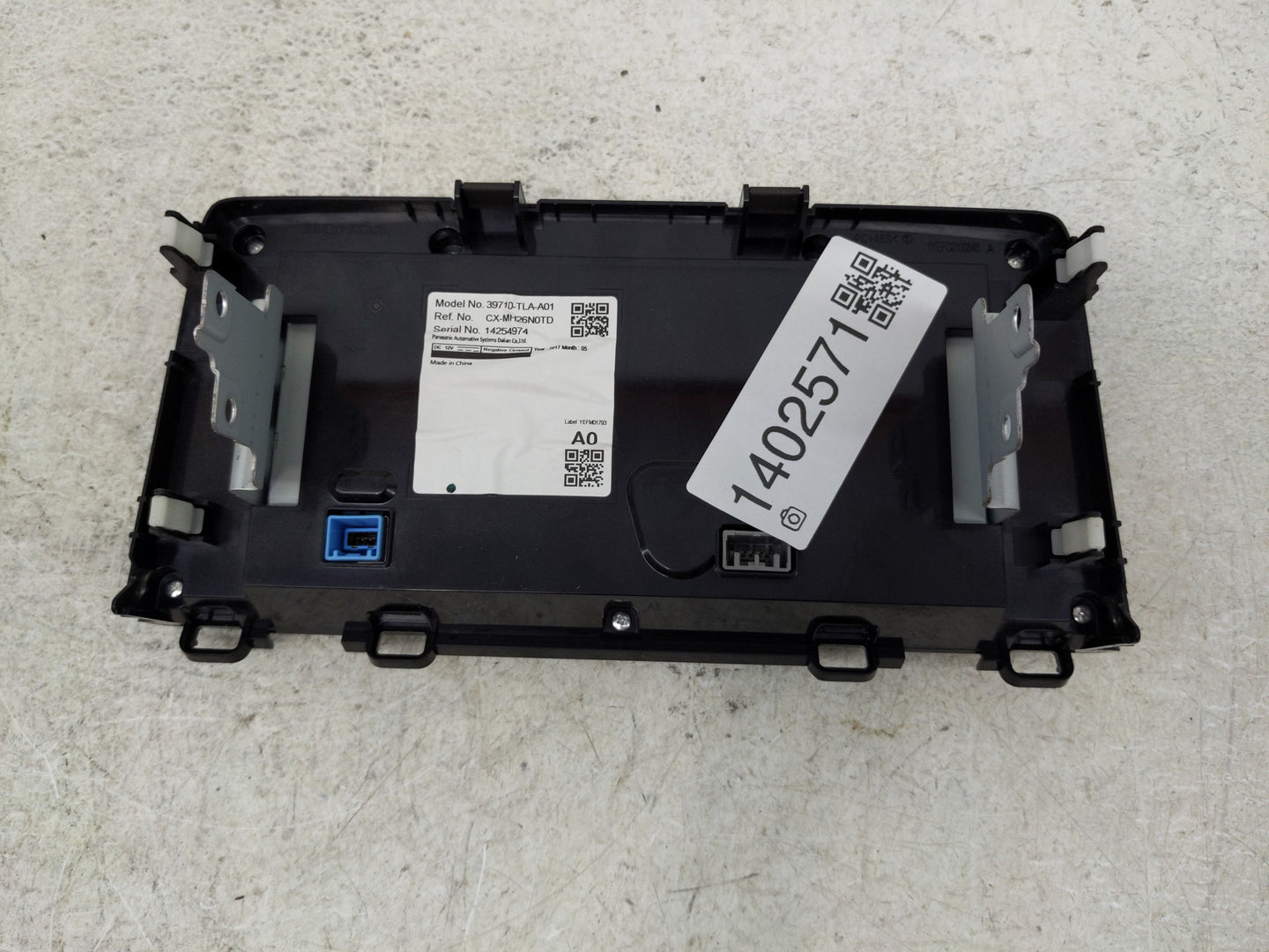 2018-2022 Honda Cr-V Radio AM FM Cd Player Receiver Replacement P/N:39710-TLA-A01 Fits Fits 2018 2019 2020 2021 2022 OEM Use