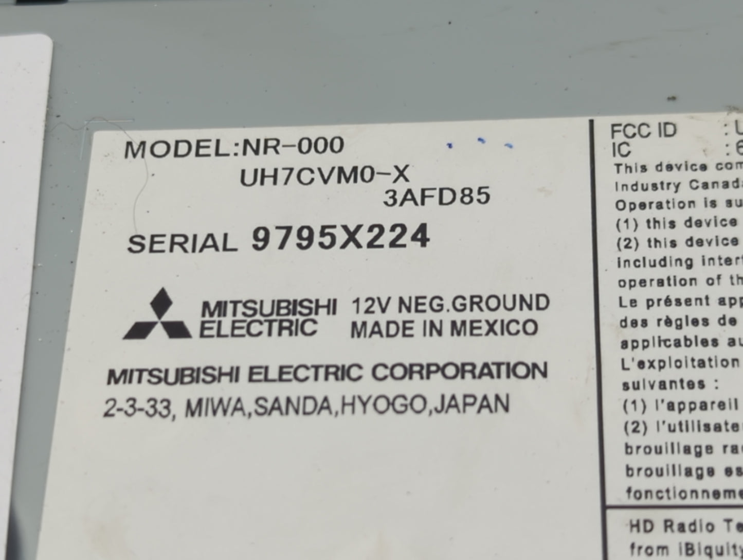 2018-2022 Honda Cr-V Radio AM FM Cd Player Receiver Replacement Fits Fits 2018 2019 2020 2021 2022 OEM Used Auto Parts - Oem
