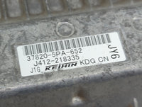 2019 Honda Cr-V PCM Engine Control Computer ECU ECM PCU OEM P/N:37820-5PA-652 Fits OEM Used Auto Parts - Oemusedautoparts1.c