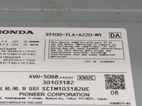 2018-2021 Honda Cr-V Radio AM FM Cd Player Receiver Replacement P/N:39100-TLA-A220-M1 AVH-5068 Fits Fits 2018 2019 2020 2021
