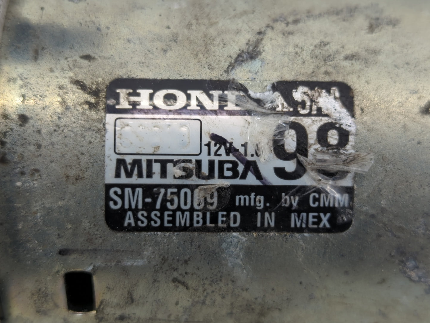 2020 Honda Cr-V Car Starter Motor Solenoid OEM P/N:SM-75009 Fits Fits 2016 2017 OEM Used Auto Parts - Oemusedautoparts1.com