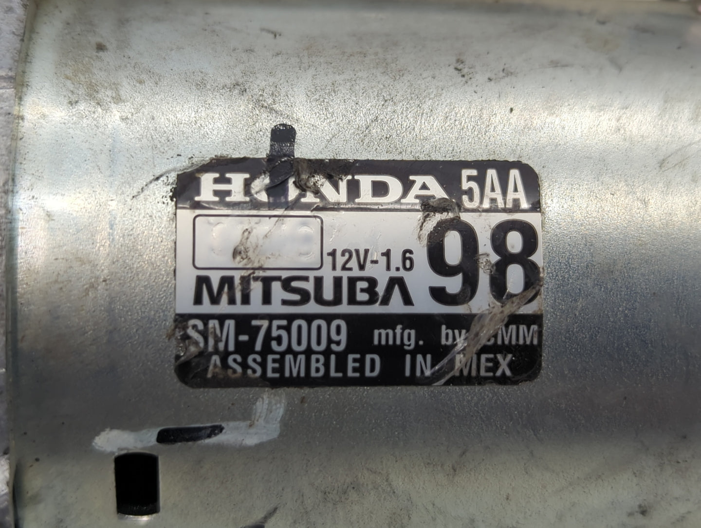 2020 Honda Cr-V Car Starter Motor Solenoid OEM P/N:SM-75009 Fits Fits 2016 2017 OEM Used Auto Parts - Oemusedautoparts1.com