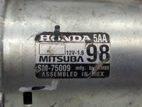 2020 Honda Cr-V Car Starter Motor Solenoid OEM P/N:SM-75009 Fits Fits 2016 2017 OEM Used Auto Parts - Oemusedautoparts1.com