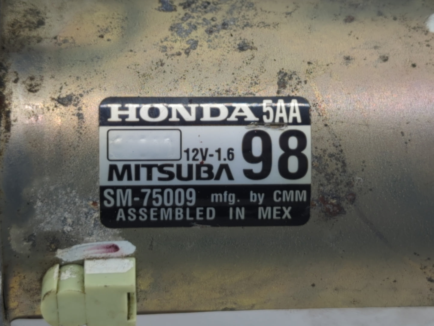 2020 Honda Cr-V Car Starter Motor Solenoid OEM P/N:SM-75009 Fits Fits 2016 2017 OEM Used Auto Parts - Oemusedautoparts1.com