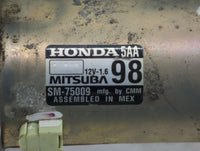 2020 Honda Cr-V Car Starter Motor Solenoid OEM P/N:SM-75009 Fits Fits 2016 2017 OEM Used Auto Parts - Oemusedautoparts1.com