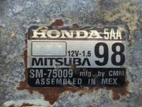 2020 Honda Cr-V Car Starter Motor Solenoid OEM P/N:SM-75009 Fits Fits 2016 2017 OEM Used Auto Parts - Oemusedautoparts1.com