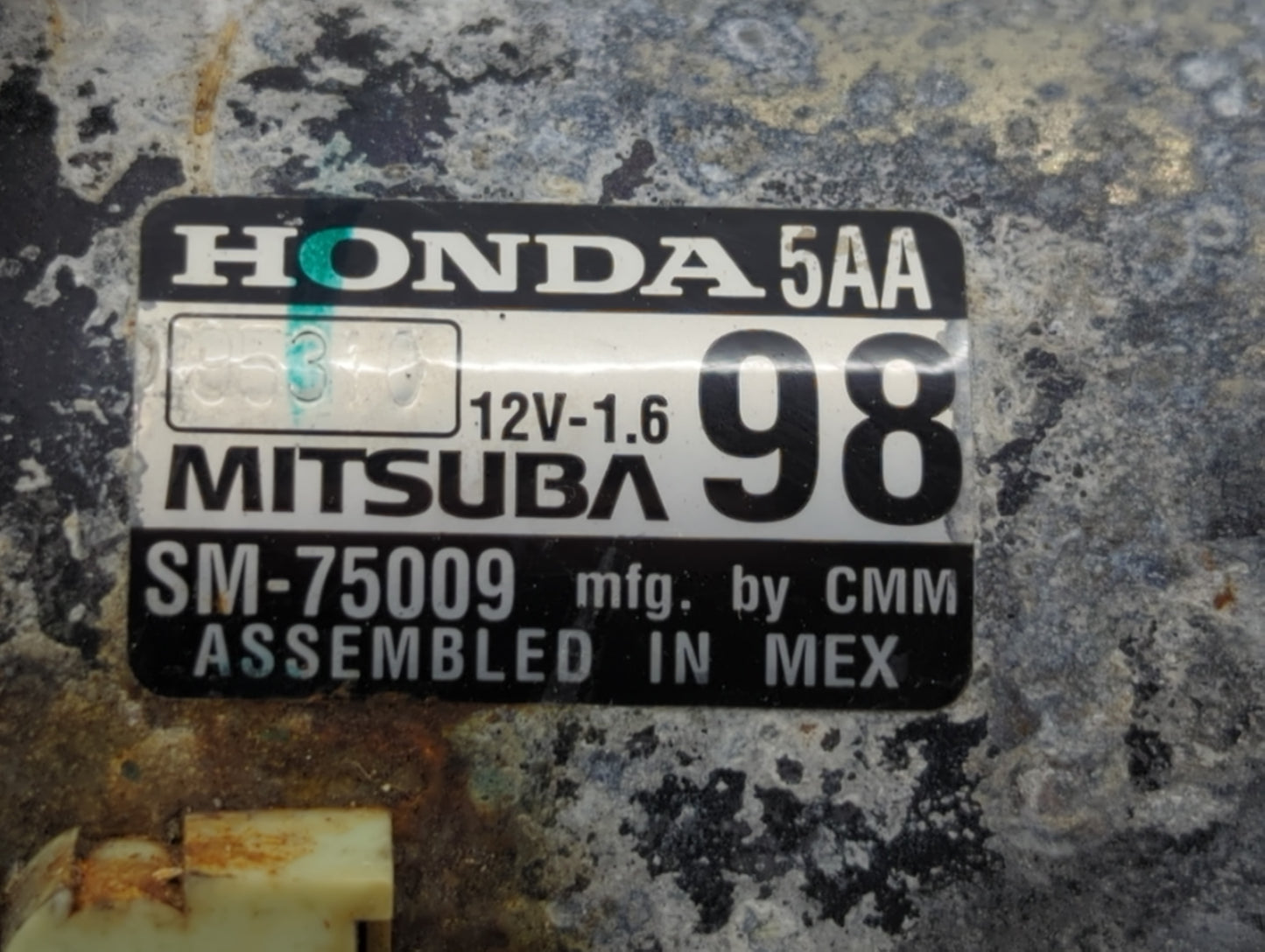2020 Honda Cr-V Car Starter Motor Solenoid OEM P/N:SM-75009 Fits Fits 2016 2017 OEM Used Auto Parts - Oemusedautoparts1.com