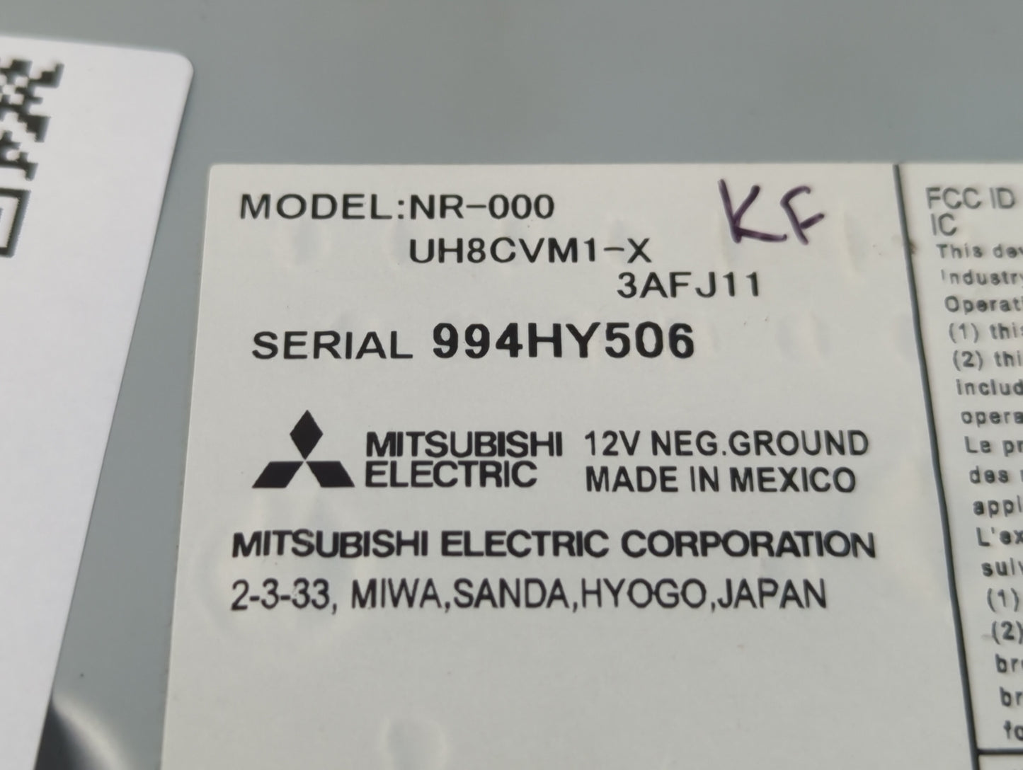 2018-2022 Honda Cr-V Radio AM FM Cd Player Receiver Replacement P/N:994HY506 Fits Fits 2018 2019 2020 2021 2022 OEM Used Aut