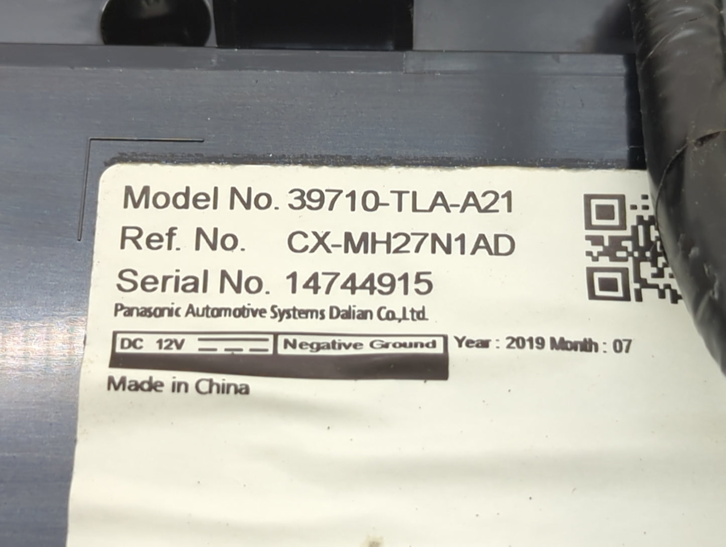 2019 Honda Crv Information Display Screen Black - Oemusedautoparts1.com