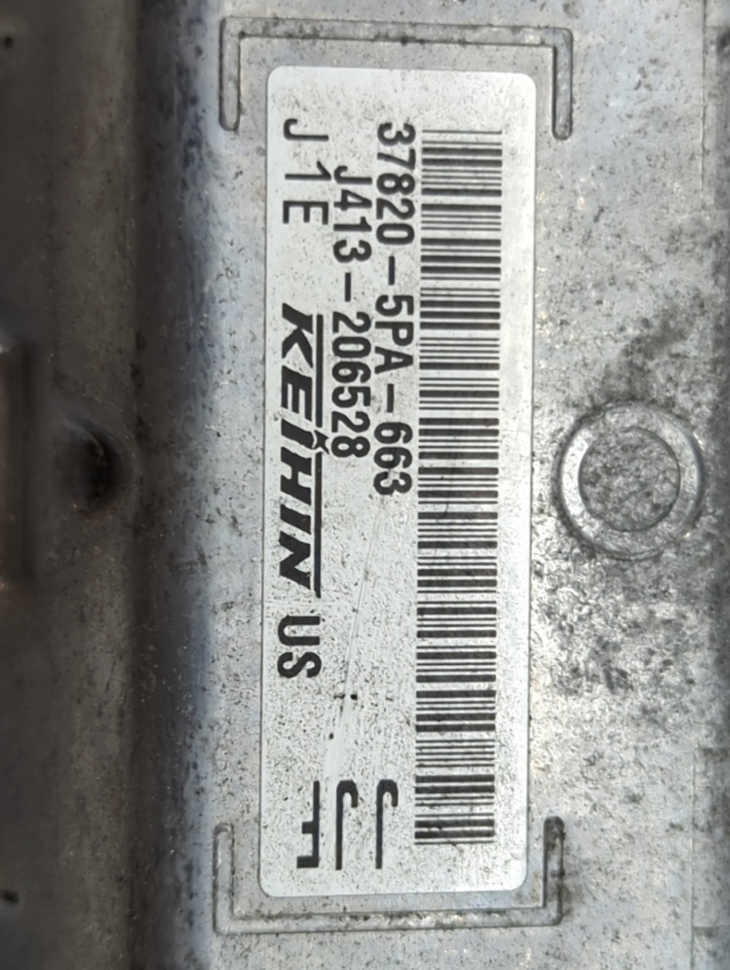 2019 Honda Crv PCM Engine Control Computer ECU ECM PCU OEM P/N:37820-5PA-663 Fits OEM Used Auto Parts - Oemusedautoparts1.co