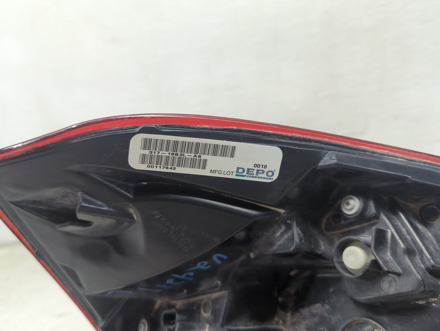 2015-2020 Honda Fit Driver Left Side Deck Lid Mounted Tail Light - Oemusedautoparts1.com