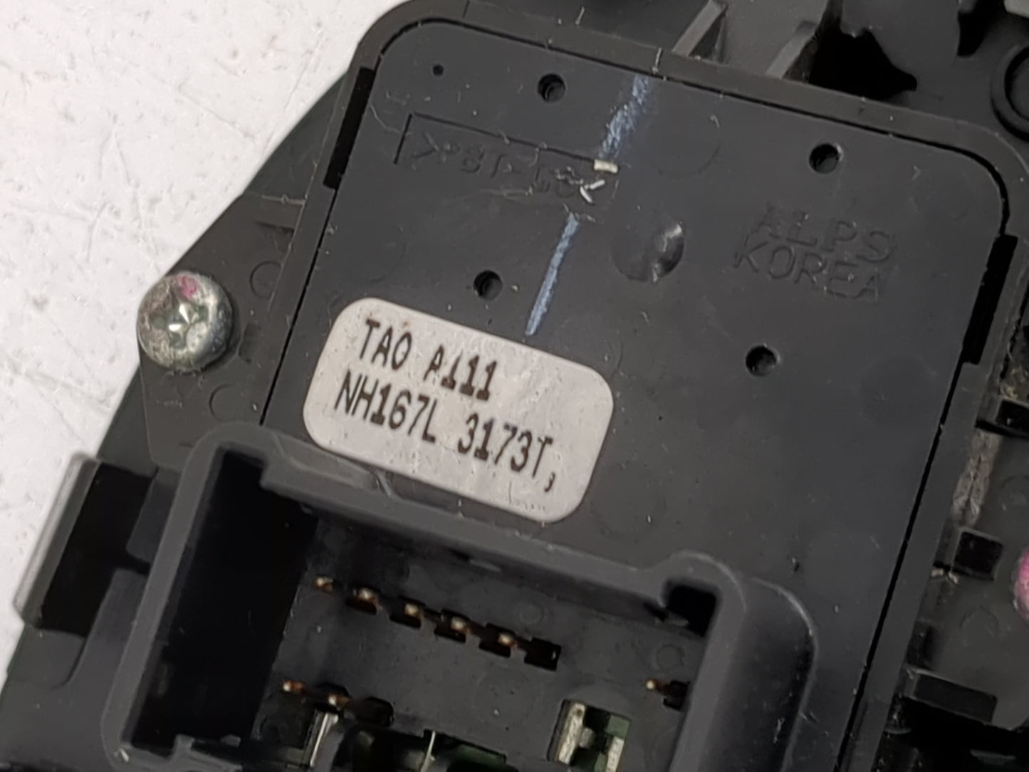 2015-2020 Honda Fit Master Power Window Switch Replacement Driver Side Left P/N:TAQ A111 NH167L 3173T Fits OEM Used Auto Par
