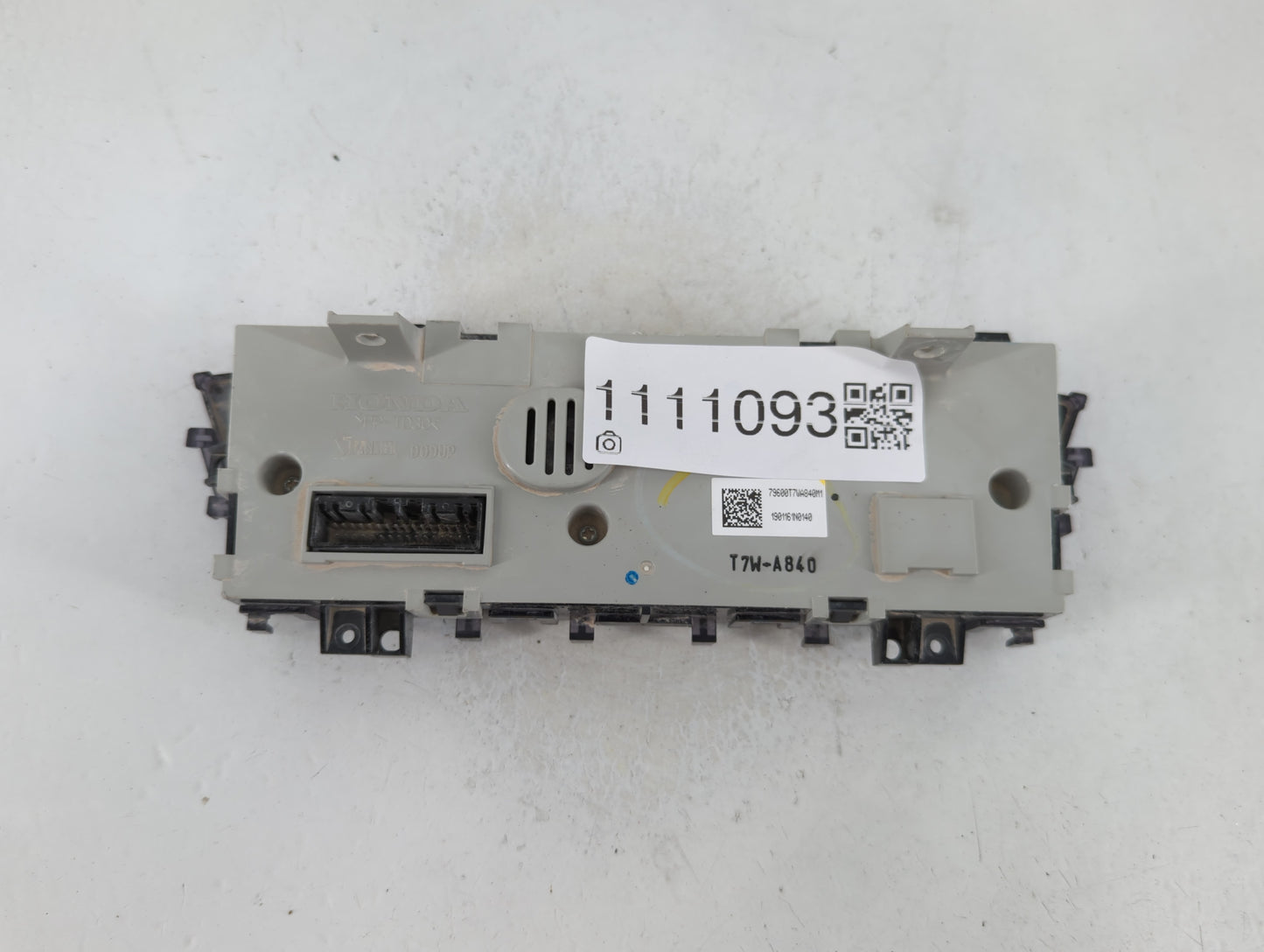 2016-2022 Honda Hr-V Climate Control Module Temperature AC/Heater Replacement P/N:79600T7WA840M1 Fits OEM Used Auto Parts - 
