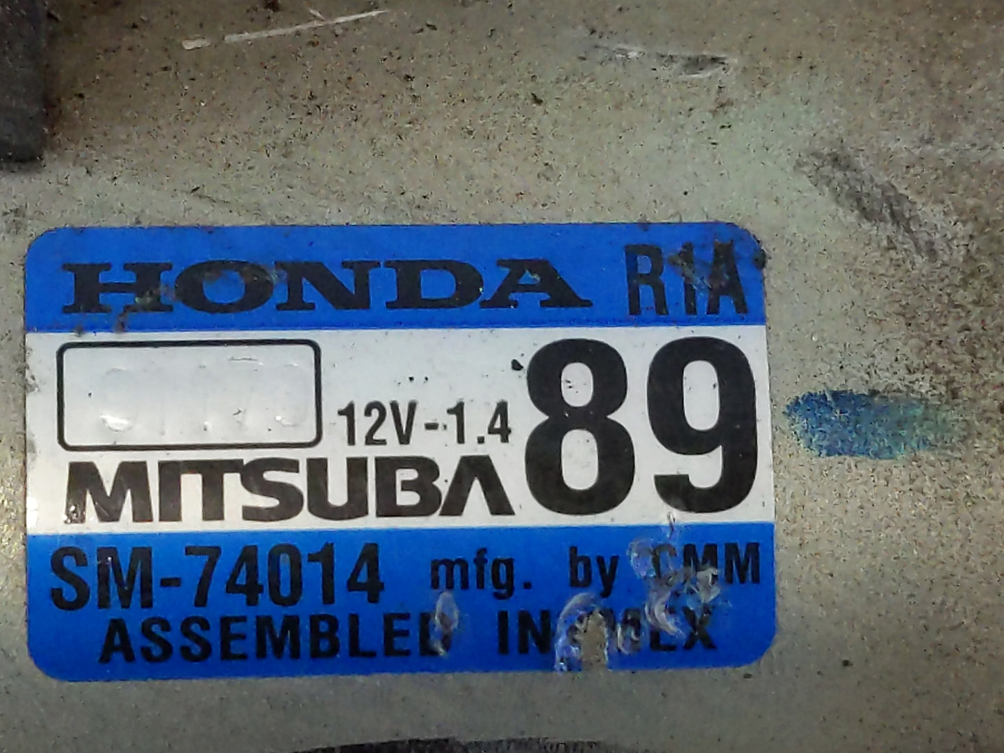 2016-2022 Honda Hr-V Car Starter Motor Solenoid OEM P/N:SM-74014 Fits Fits 2013 2014 2015 2016 2017 2018 2019 2020 2021 2022