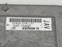 2019 Honda Hr-V PCM Engine Control Computer ECU ECM PCU OEM P/N:37820-51M-L71 Fits OEM Used Auto Parts - Oemusedautoparts1.c