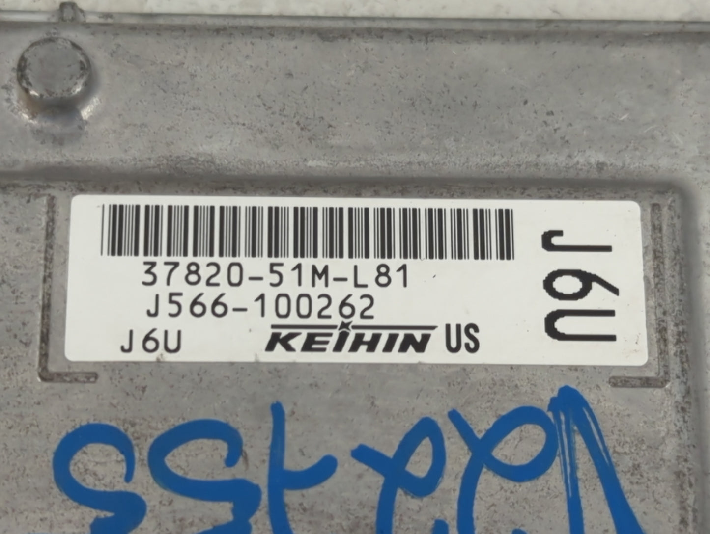 2019 Honda Hr-V PCM Engine Control Computer ECU ECM PCU OEM P/N:J566-100262 37820-51M-L81, 37820-51M-L91 Fits OEM Used Auto 