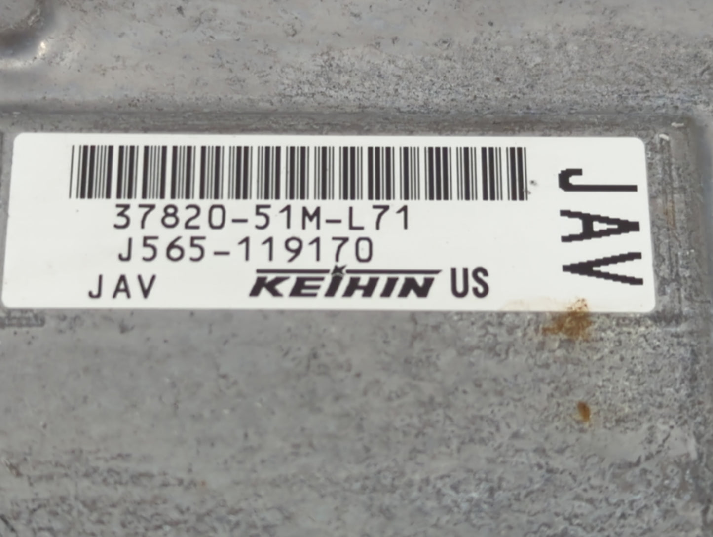 2019 Honda Hr-V PCM Engine Control Computer ECU ECM PCU OEM P/N:J565-119170 37820-51M-L71 Fits OEM Used Auto Parts - Oemused