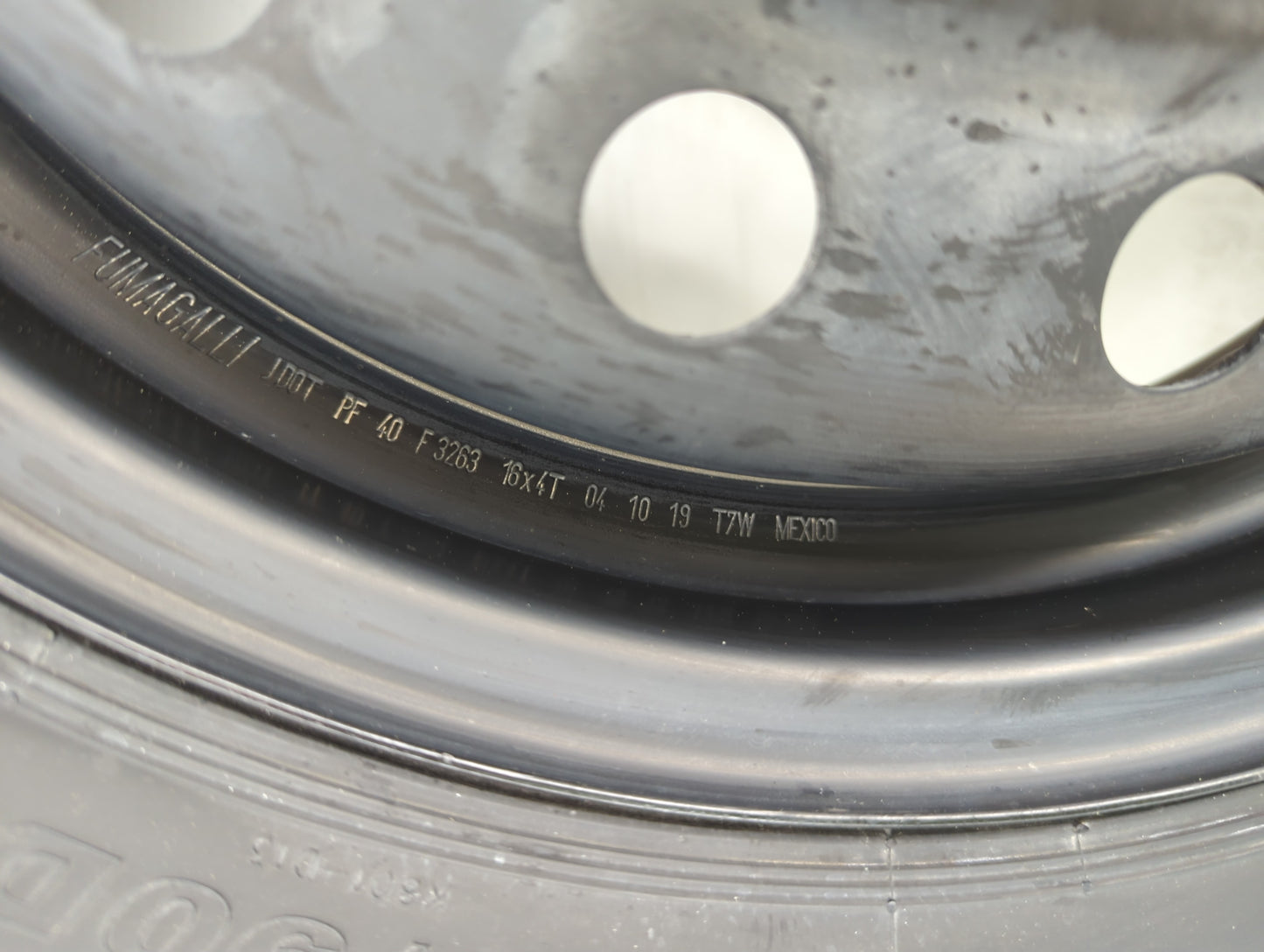 2016-2022 Honda Hr-v Spare Donut Tire Wheel Rim Oem - Oemusedautoparts1.com