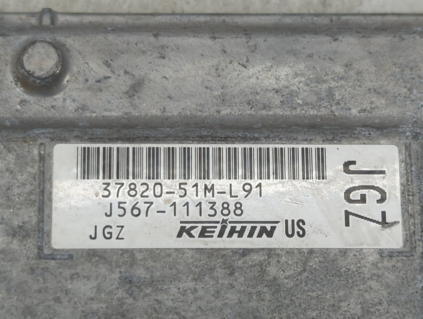 2019 Honda Hr-V PCM Engine Control Computer ECU ECM PCU OEM P/N:37820-51M-L91 J567-111388 Fits OEM Used Auto Parts - Oemused