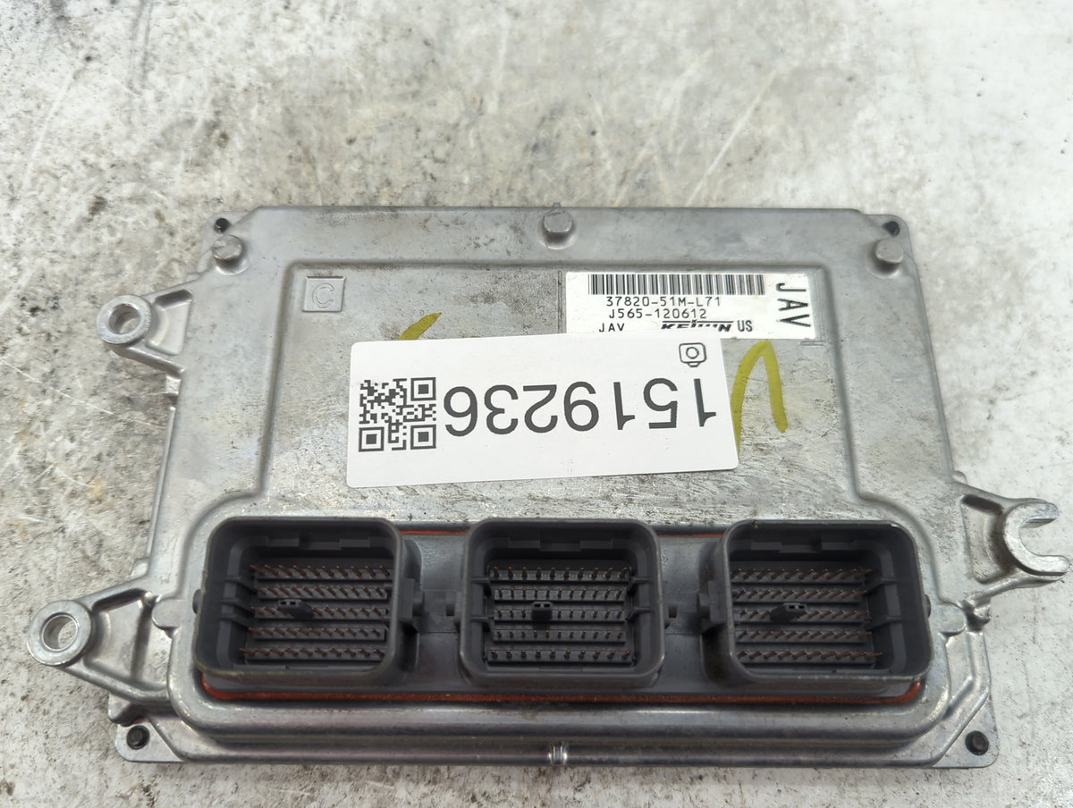 2019 Honda Hr-V PCM Engine Control Computer ECU ECM PCU OEM P/N:37820-51M-L71 J565-120612 OEM Used Auto Parts - Oemusedautop