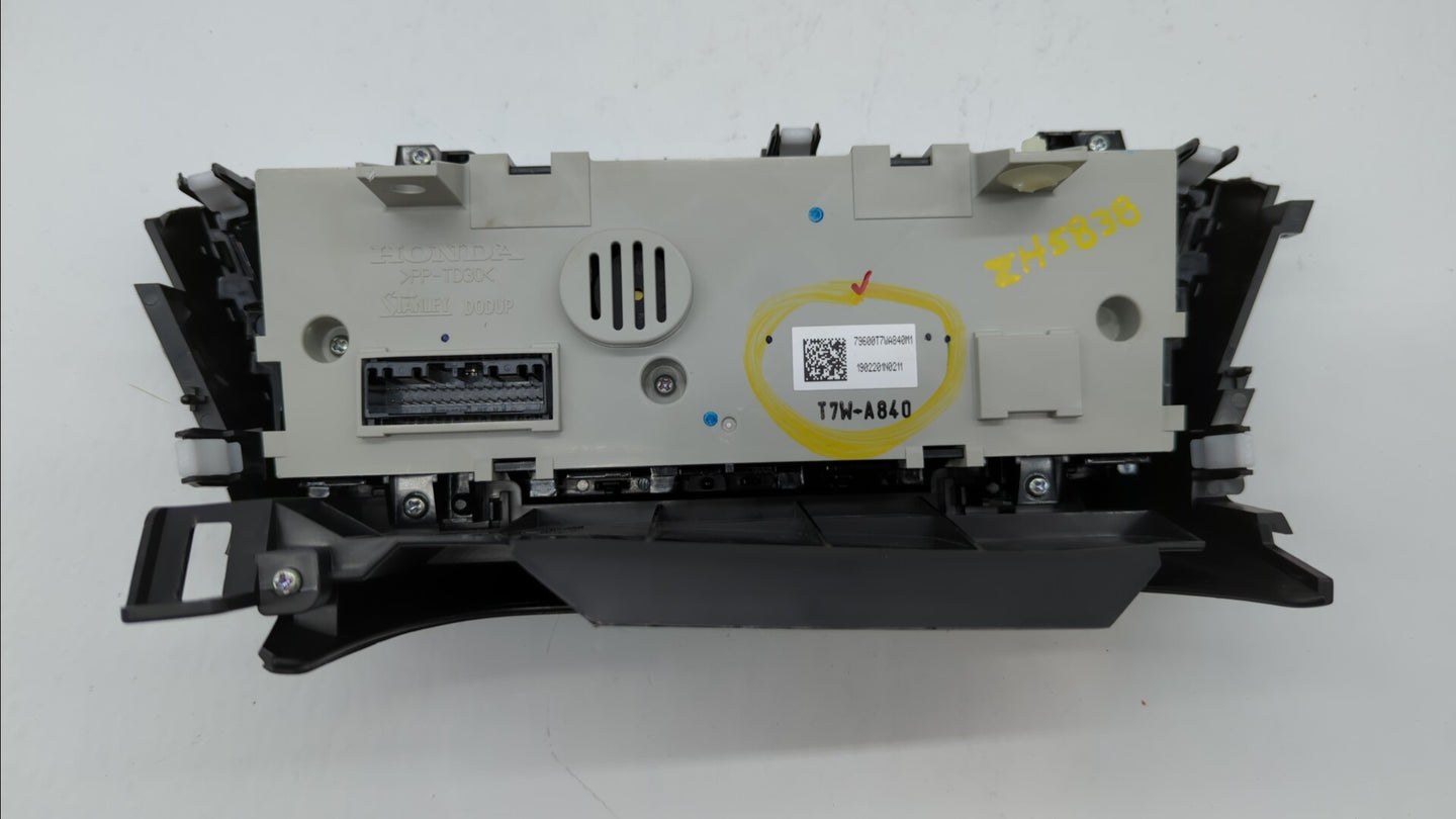 2016-2022 Honda Hr-V Climate Control Module Temperature AC/Heater Replacement P/N:79600T7WA831M1 79600-T7W-A831-M1 Fits OEM 