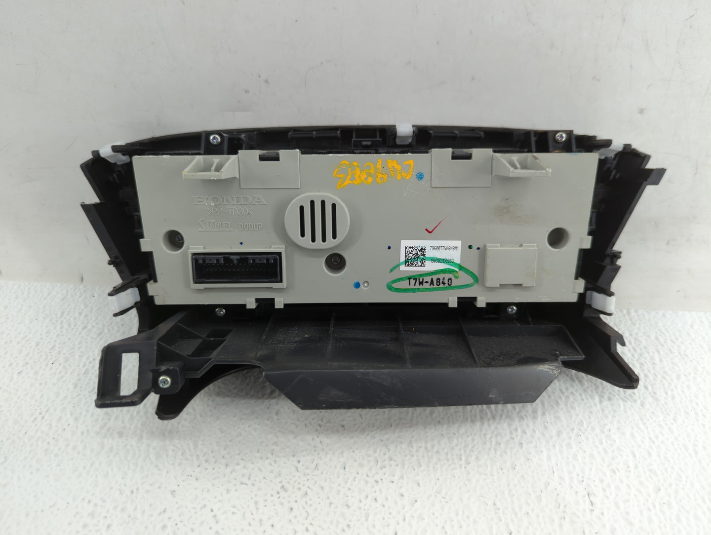 2016-2022 Honda Hr-V Climate Control Module Temperature AC/Heater Replacement P/N:79600T7WA831M1 79600-T7W-A831-M1 Fits OEM 