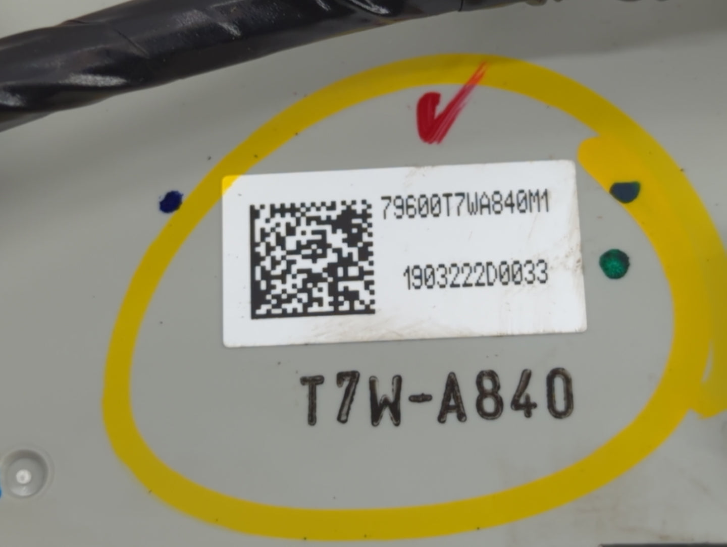 2016-2022 Honda Hr-V Climate Control Module Temperature AC/Heater Replacement P/N:79600T7WA831M1 79600-T7W-A831-M1 Fits OEM 