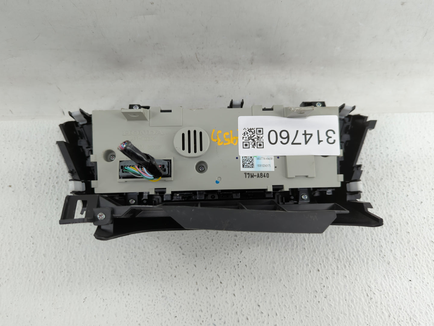 2016-2022 Honda Hr-V Climate Control Module Temperature AC/Heater Replacement P/N:79600T7WA831M1 79600-T7W-A831-M1 Fits OEM 