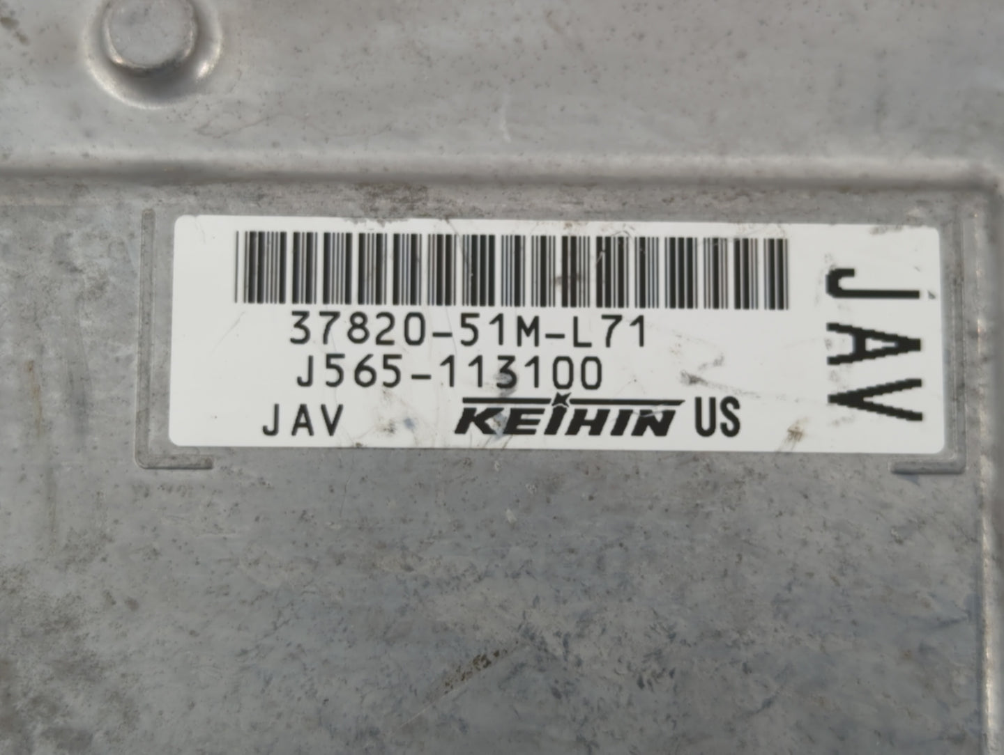 2019 Honda Hr-V PCM Engine Control Computer ECU ECM PCU OEM P/N:37820-51M-L61 37820-51M-L71 Fits OEM Used Auto Parts - Oemus