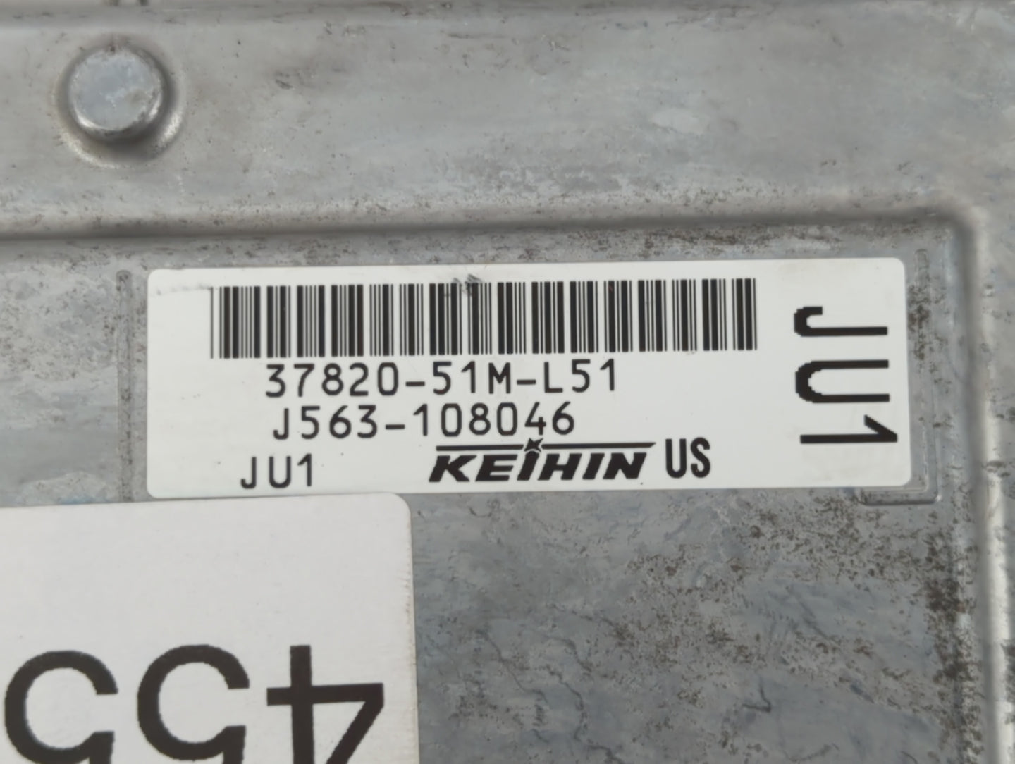 2019 Honda Hr-V PCM Engine Control Computer ECU ECM PCU OEM P/N:37820-51M-L51 37820-51M-L61 Fits OEM Used Auto Parts - Oemus