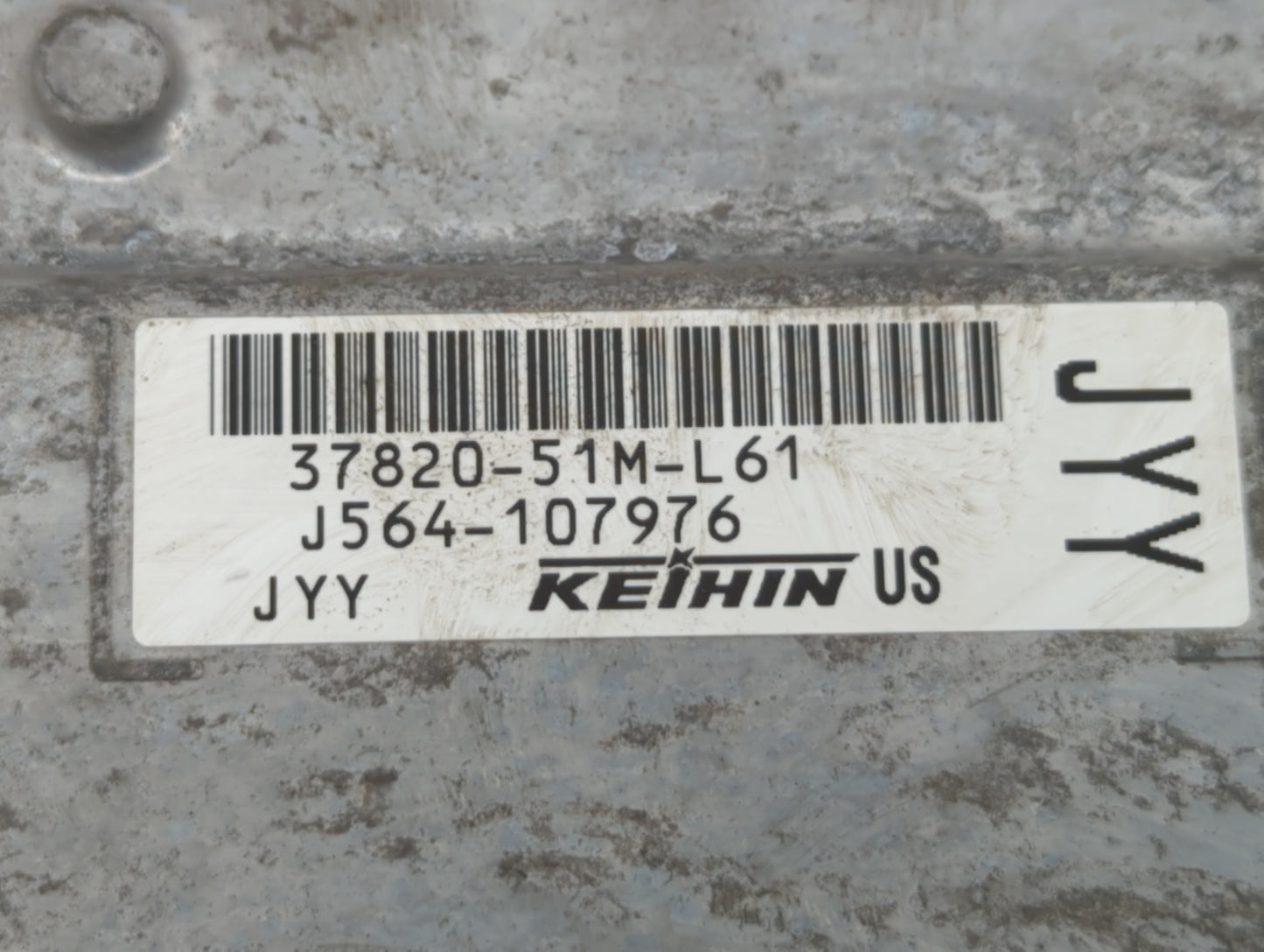 2019 Honda Hr-V PCM Engine Control Computer ECU ECM PCU OEM P/N:37820-51M-L51 37820-51M-L61 Fits OEM Used Auto Parts - Oemus