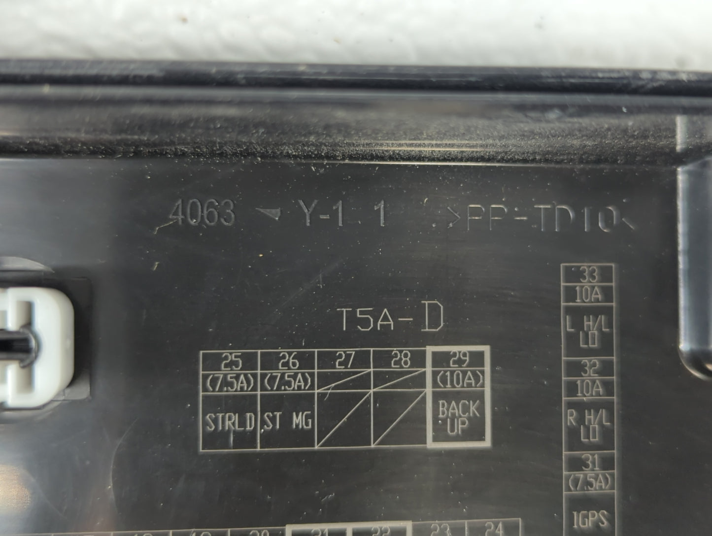 2019 Honda Hr-V Fusebox Fuse Box Panel Relay Module P/N:PP-TD10 Y-1 1, 4063 Fits OEM Used Auto Parts - Oemusedautoparts1.com