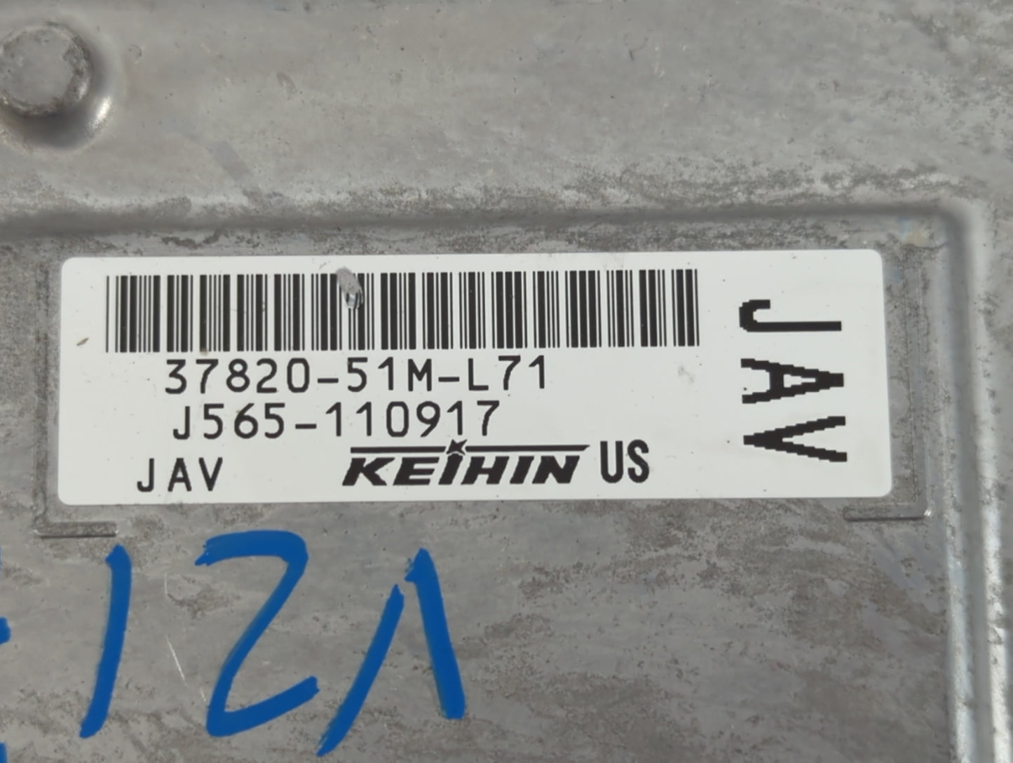 2019 Honda Hr-V PCM Engine Control Computer ECU ECM PCU OEM P/N:J565-110917 37820-51M-L71 Fits OEM Used Auto Parts - Oemused