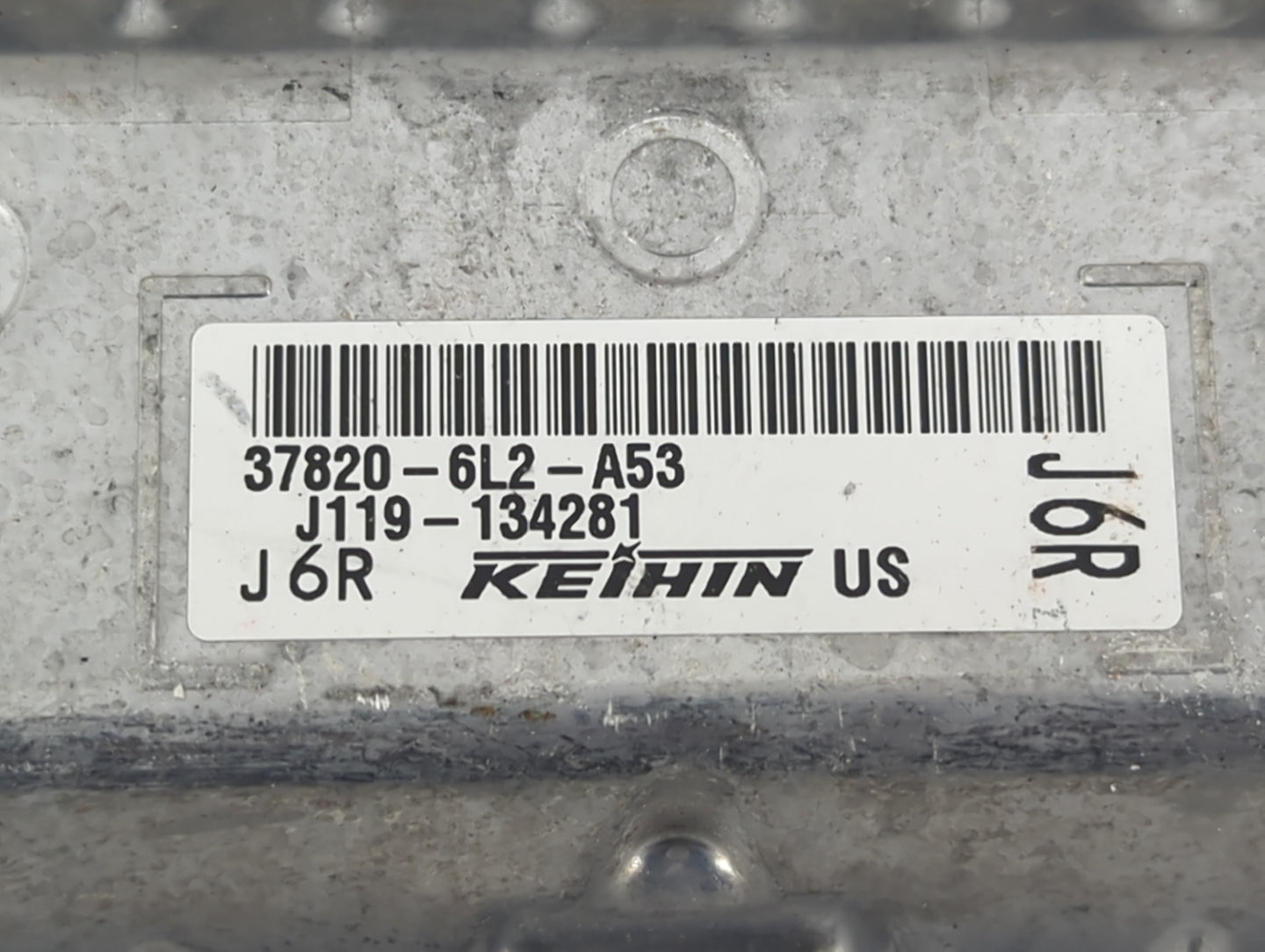 2019 Honda Insight PCM Engine Control Computer ECU ECM PCU OEM P/N:37820-6L2-A53 J119-134281 Fits OEM Used Auto Parts - Oemu