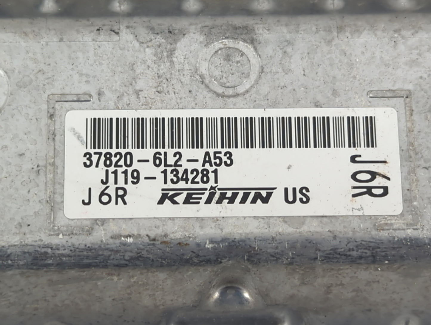 2019 Honda Insight PCM Engine Control Computer ECU ECM PCU OEM P/N:37820-6L2-A53 J119-134281 Fits OEM Used Auto Parts - Oemu