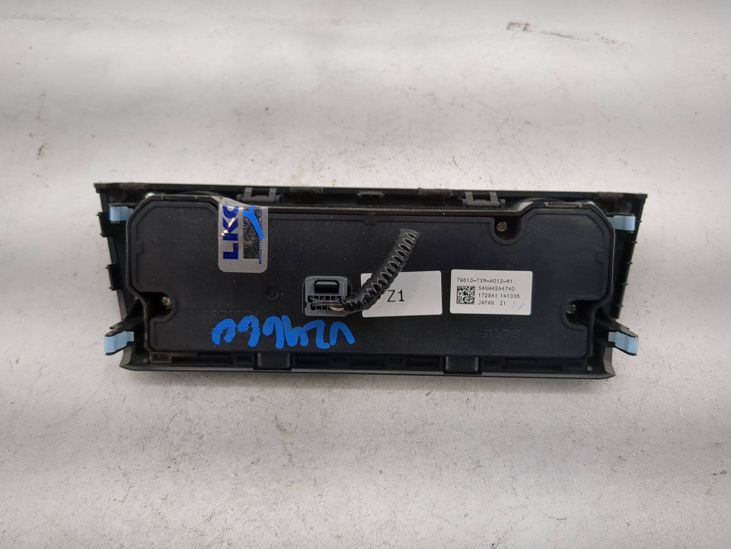 2019-2022 Honda Insight Climate Control Module Temperature AC/Heater Replacement P/N:79610-TXM-A012-M1 Fits OEM Used Auto Pa