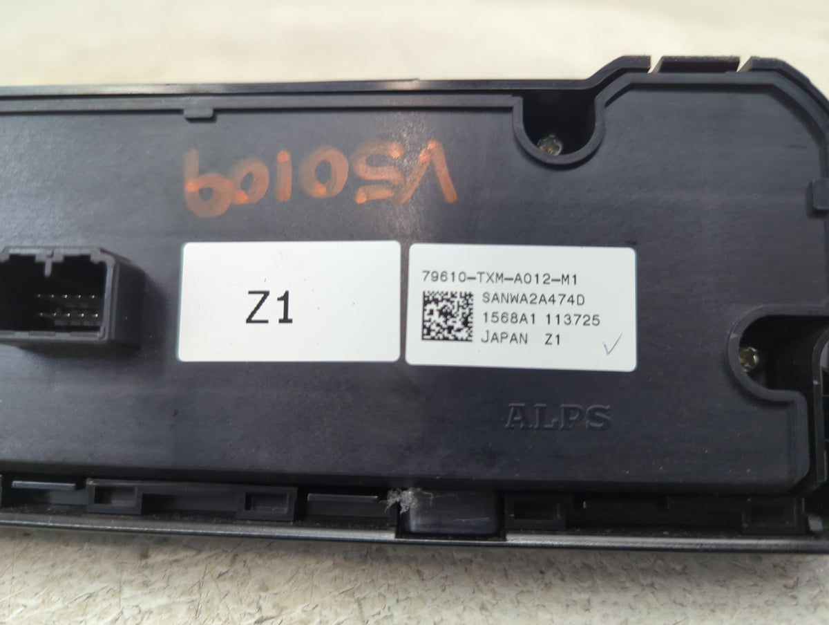 2019-2022 Honda Insight Climate Control Module Temperature AC/Heater Replacement P/N:79610-TXM-A012-M1 SANWA2A474D Fits OEM 