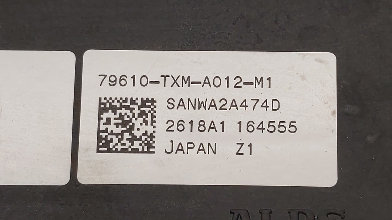 2019-2022 Honda Insight Climate Control Module Temperature AC/Heater Replacement Fits Fits 2019 2020 2021 2022 OEM Used Auto