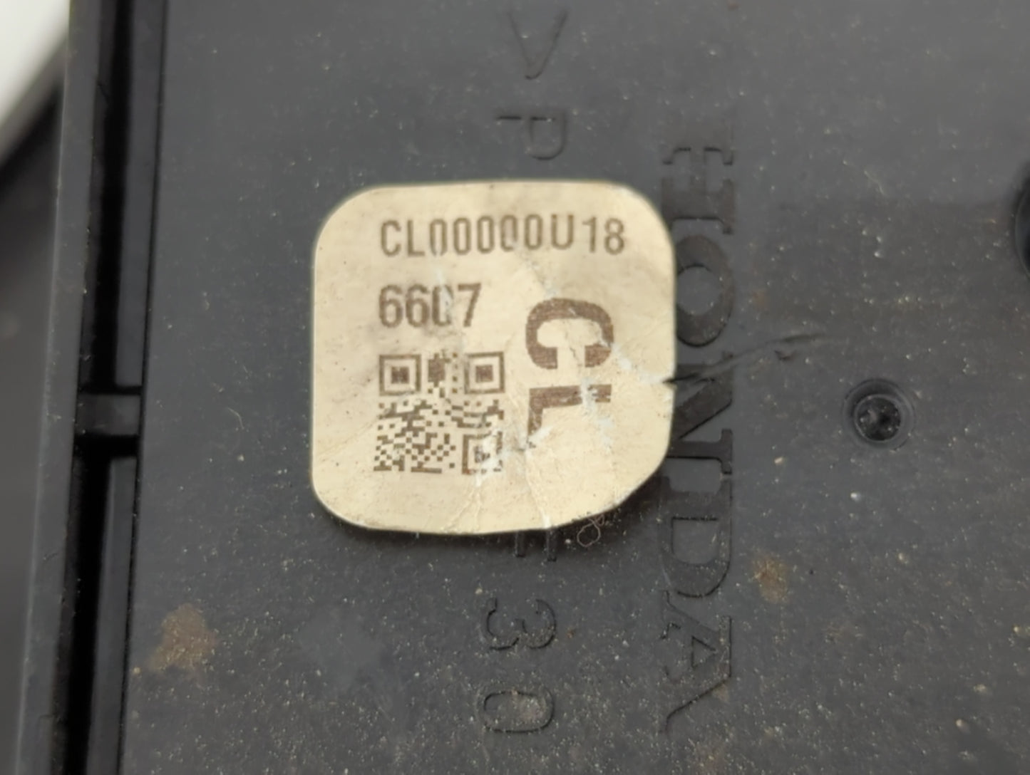 2019 Honda Insight Master Power Window Switch Replacement Driver Side Left P/N:6607 CL00000U18 Fits OEM Used Auto Parts - Oe