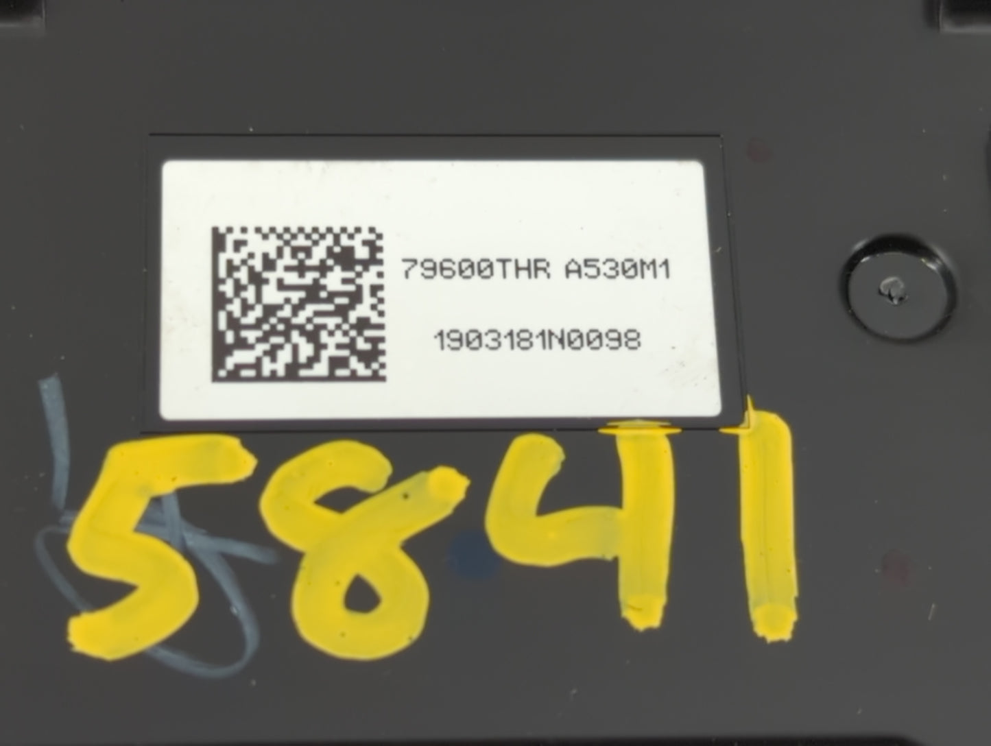 2019 Honda Odyssey Climate Control Module Temperature AC/Heater Replacement P/N:79600THRA530M1 NH863L Fits OEM Used Auto Par