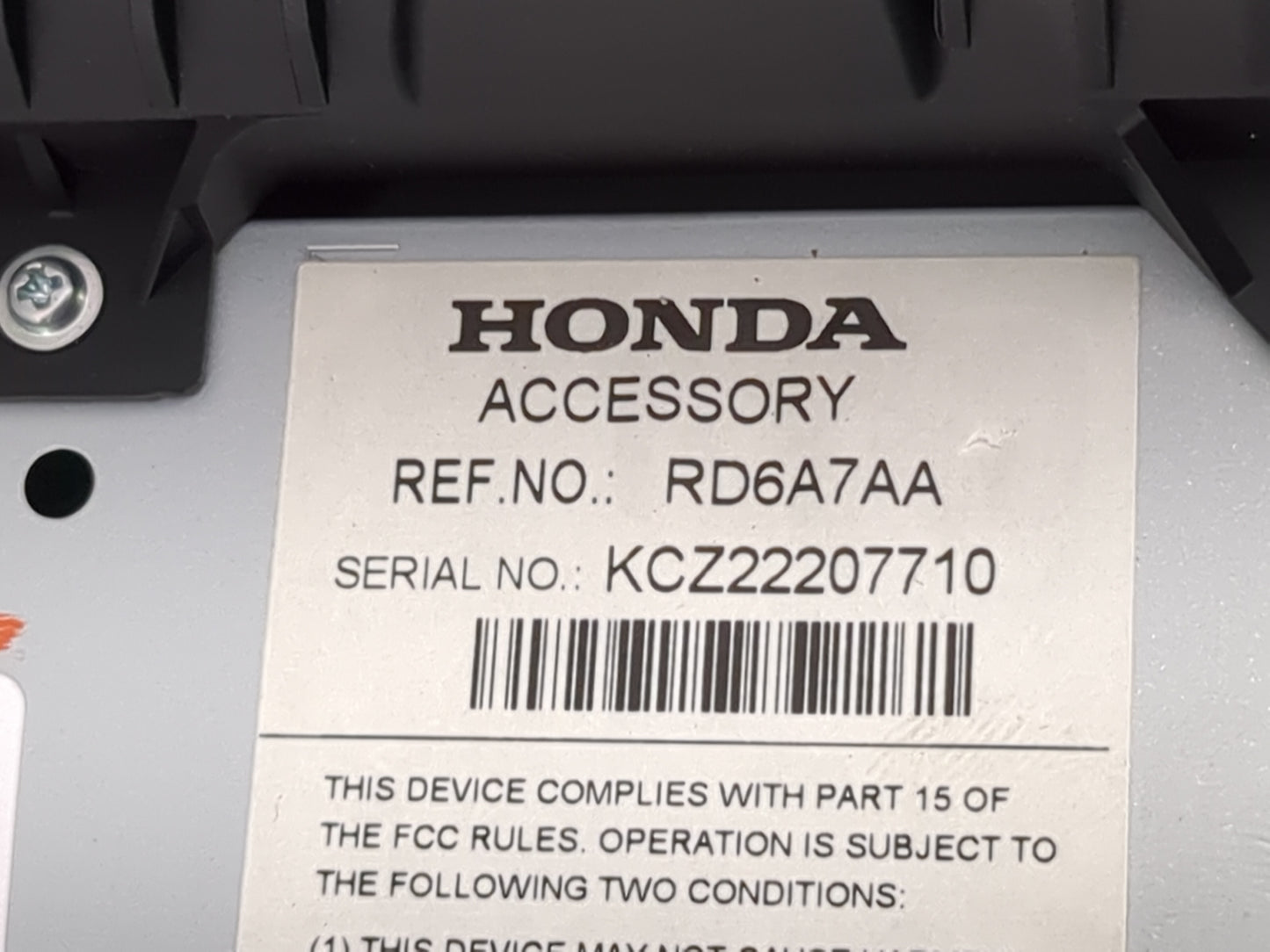 2019 Honda Odyssey Information Display Screen - Oemusedautoparts1.com