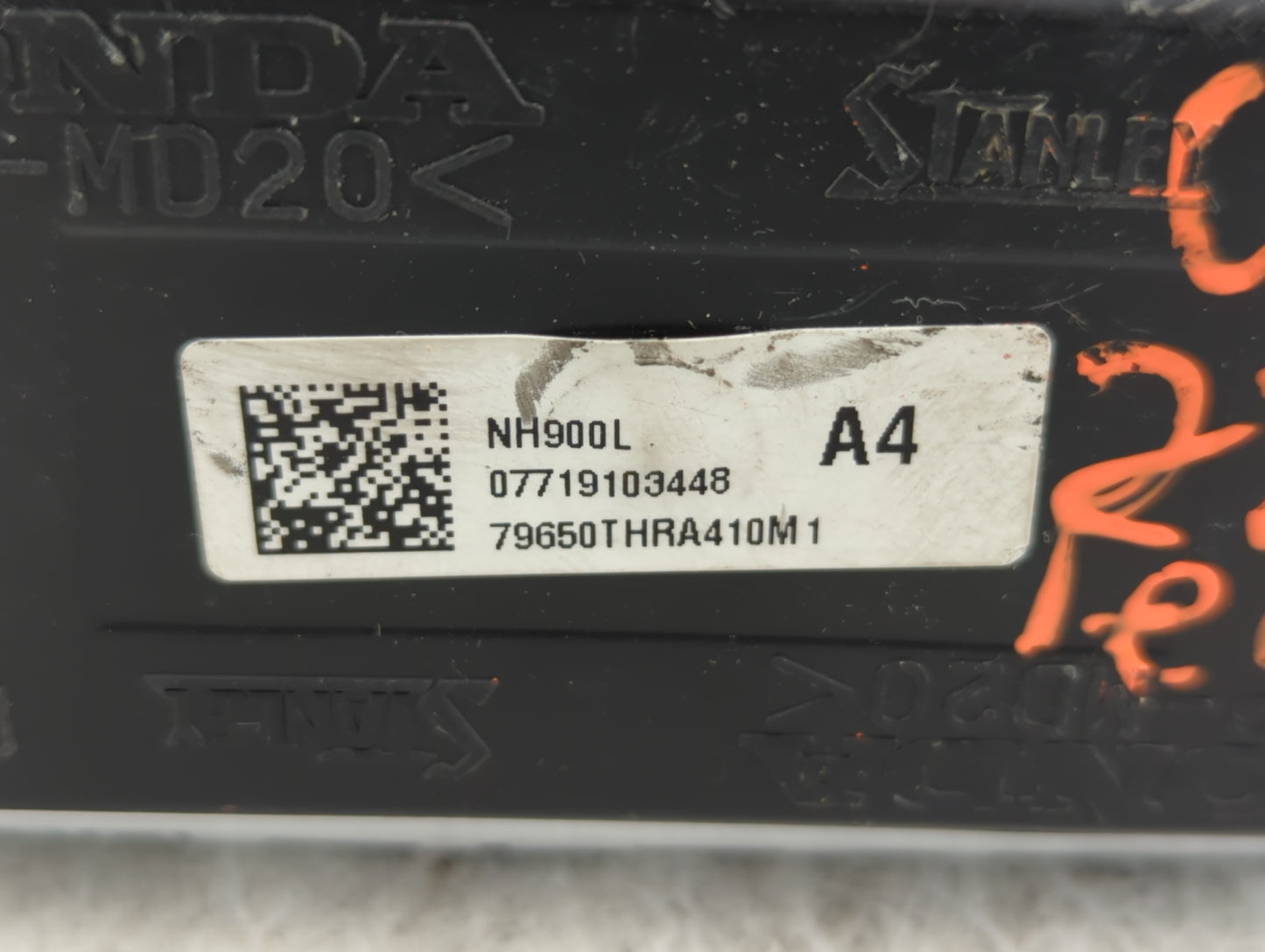 2019 Honda Odyssey Climate Control Module Temperature AC/Heater Replacement P/N:79650THRA410M1 NH900L Fits OEM Used Auto Par