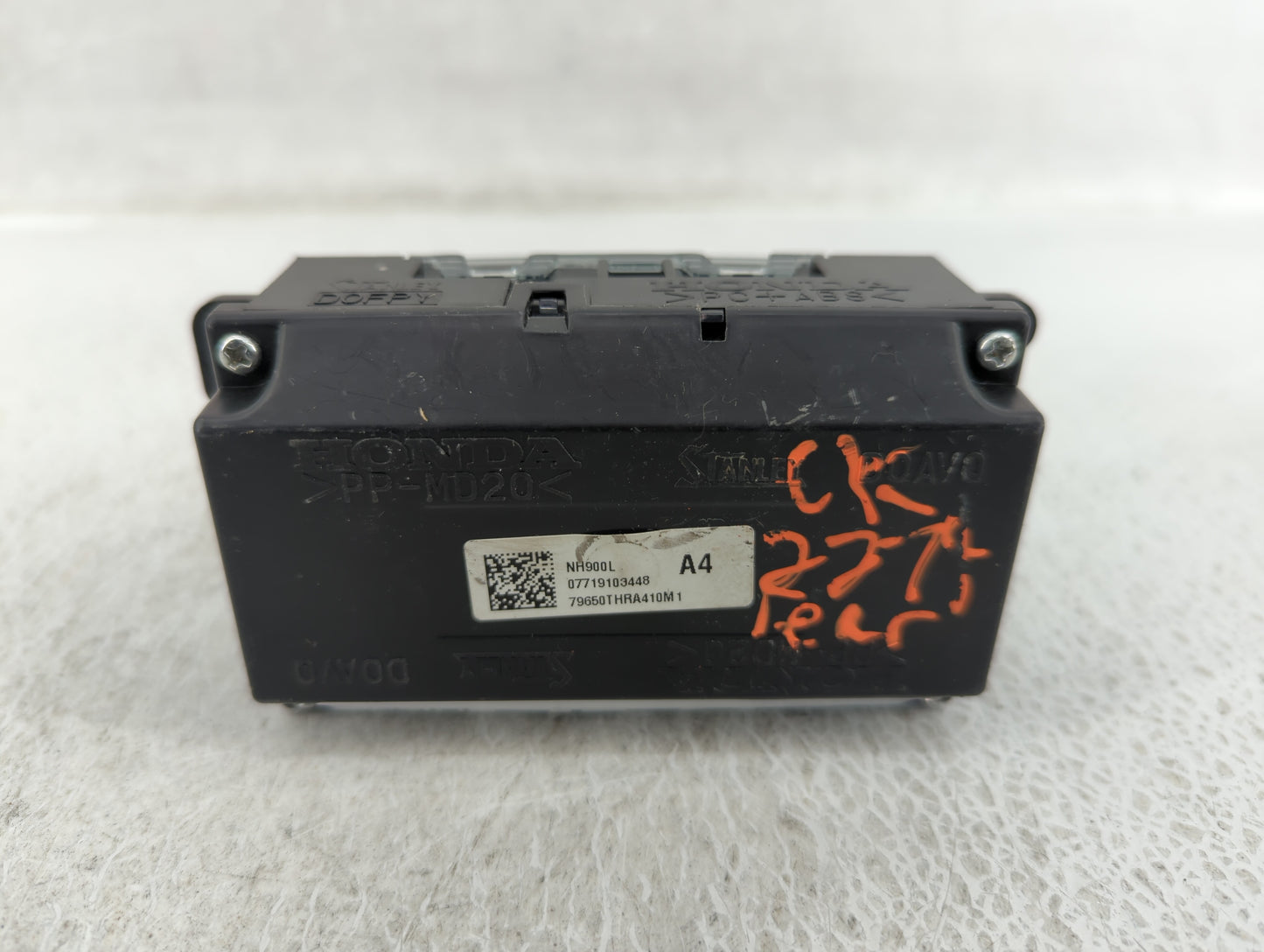 2019 Honda Odyssey Climate Control Module Temperature AC/Heater Replacement P/N:79650THRA410M1 NH900L Fits OEM Used Auto Par