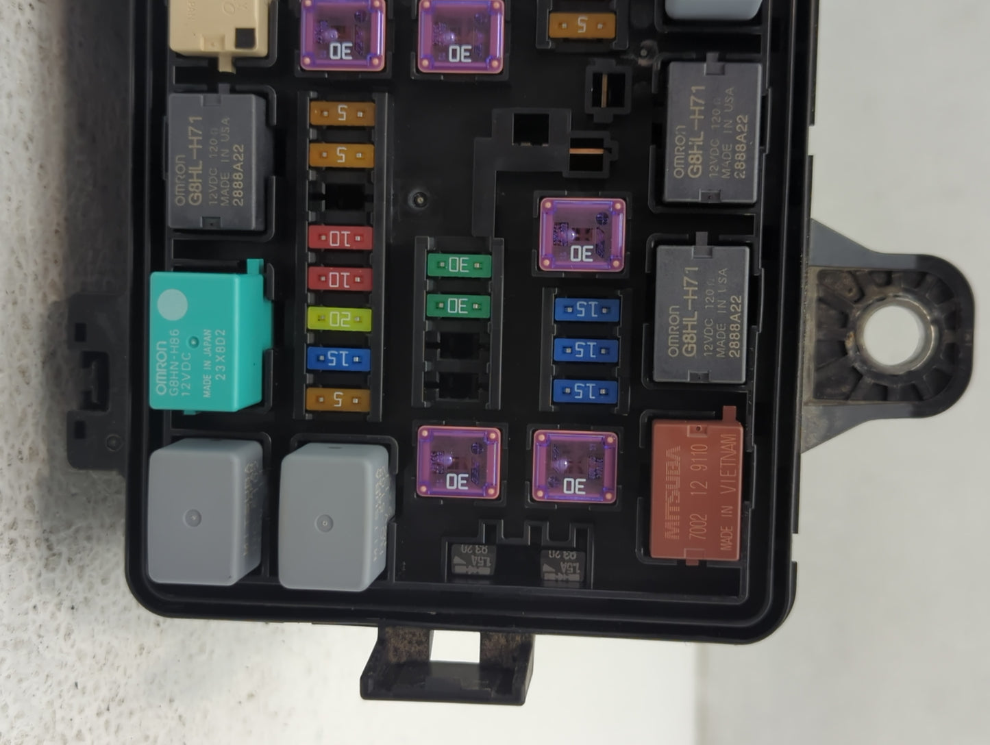 2019 Honda Odyssey Fusebox Fuse Box Panel Relay Module P/N:7171-4924-30 Fits OEM Used Auto Parts - Oemusedautoparts1.com