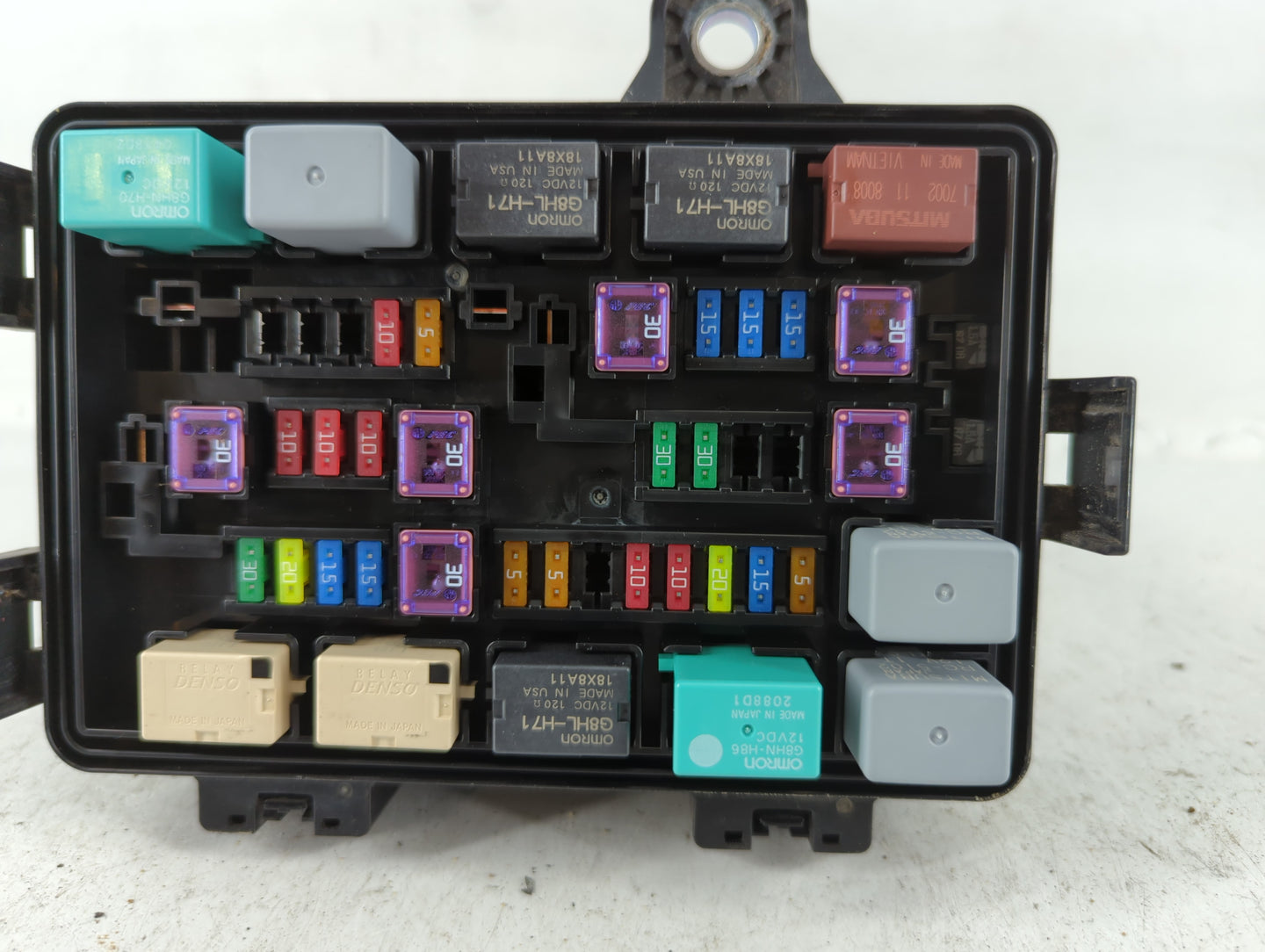 2019 Honda Odyssey Fusebox Fuse Box Panel Relay Module P/N:7171-4924-30 Fits OEM Used Auto Parts - Oemusedautoparts1.com