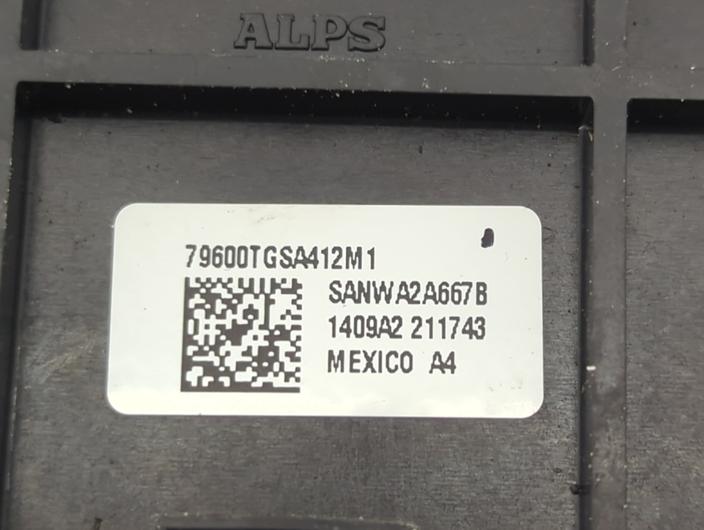 2019 Honda Passport Climate Control Module Temperature AC/Heater Replacement P/N:79600TGSA412M1 SANWA2A667B Fits OEM Used Au